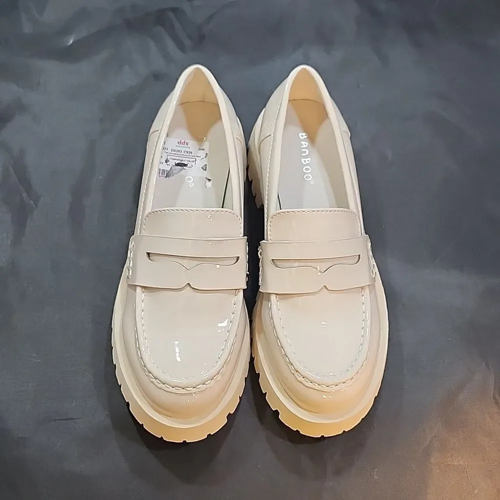 BRAND NEW BAMBOO HUTCH THICK SOLED PLATFORM LOAFERS